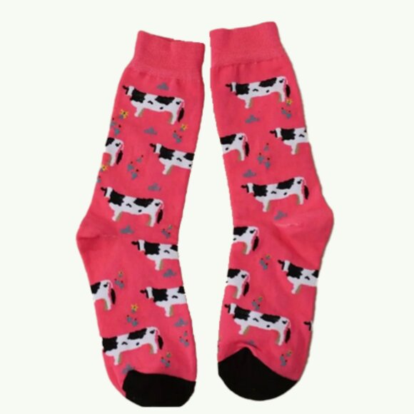 2 Pairs of Cow Socks - Picture 3 of 7